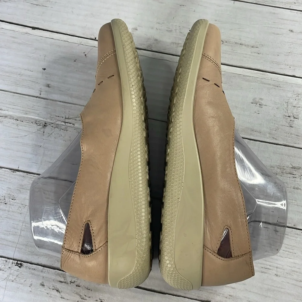 Hotter Made in England Bliss Mary Jane Tan Leather Comfort Shoes